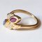 14k Vintage Gold Contrarié Ring, 1970s, Image 3