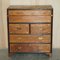 Chinese Export Camphor Wood Military Secretaire Campaign Chest of Drawers 2