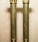 Antique Victorian Marble & Brass Roman Grand Tour Statue Columns Pillars, Set of 2, Image 14