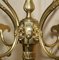 Antique Victorian Brass & Marble Base Coat Hat & Scarf Stand or Rack, 1900s, Image 8