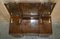 Antique Gothic Burr & Burl Dressing Table with Brass Fittings 12