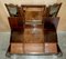 Antique Gothic Burr & Burl Dressing Table with Brass Fittings, Image 19