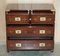 Antique Anglo Indian Military Campaign Chest of Drawers, 1900, Set of 2 16