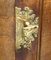Antiker gotischer Kleiderschrank aus Wurzel- & Wurzelholz mit Messingbeschlägen 9