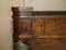 Antique Gothic Burr & Burl Wardrobe with Brass Fittings 3