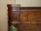 Antique Gothic Burr & Burl Wardrobe with Brass Fittings, Image 3