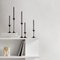 Jazz Kerzenhalter aus Stahl mit schwarzer Pulverbeschichtung von Max Brüel, 4er Set 13