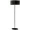 Switch Stehlampe aus schwarzem Metall von Nendo für Oluce 6