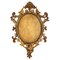 Late 19th Century Carved Walnut Oval Picture Frame, France, 1890s 1