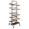 Italian Post-Modern Tubular Metal Bookcase with and Moving Shelves, 1990s, Image 1