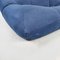 Italian Modern Blue Fabric Sofa attributed to Guido Rosati for Giovannetti, 1970s 10