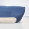 Italienisches modernes Sofa mit blauem Stoffbezug von Guido Rosati für Giovannetti, 1970er 15