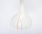 Hohe weiße Modell Candy Tischlampen aus Glas, Holmegaard zugeschrieben, 1970er, 2er Set 5