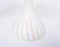 Lampade da tavolo Candy alte in vetro bianco attribuite a Holmegaard, anni '70, set di 2, Immagine 10