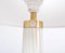 Tall White Glass Model Candy Table Lamps attributed to Holmegaard, 1970s, Set of 2, Image 12