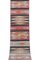 Tappeto vintage fatto a mano rosa pallido, arancione, verde e nero, anni '70, Immagine 2