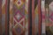 Tappeto da corridoio Kilim vintage rosa, arancione e giallo, Immagine 8