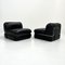 Black Leather T/1 Armchairs by Rodolfo Bonetto for Tecnosalotto, 1960s, Set of 2 2