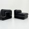 Black Leather T/1 Armchairs by Rodolfo Bonetto for Tecnosalotto, 1960s, Set of 2 5