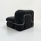 Black Leather Modular 3-Seater Sofa by Rodolfo Bonetto for Tecnosalotto, 1960s, Set of 5 7