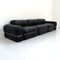 Black Leather Modular 3-Seater Sofa by Rodolfo Bonetto for Tecnosalotto, 1960s, Set of 5, Image 5