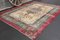 Vintage Turkish Beige, Red and Green Area Rug 3