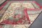 Vintage Turkish Beige, Red and Green Area Rug 6