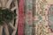Vintage Turkish Beige, Red and Green Area Rug 7