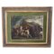 Italienischer Künstler, Battle with Men on Horseback, 1650er, Öl auf Leinwand, Gerahmt 1
