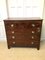 George III Inlaid Mahogany Secretaire Chest of Drawers, 1800s 1