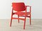 Vintage Red Oak Armchair, 1960s, Image 3