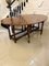 Antique Victorian Oak Wake Dining Table, 1900s 20