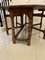 Antique Victorian Oak Wake Dining Table, 1900s, Image 23