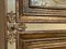 Decorazione da parete specchiata incisa e dorata con cornice laccata, Immagine 8