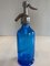 Small Blue Glass Seltzers Soda Syphons Bottles, 1890s, Set of 2 14