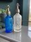 Small Blue Glass Seltzers Soda Syphons Bottles, 1890s, Set of 2, Image 6