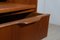 Mid-Century Teak Shelf with Pull-Out Top, 1970s, Image 9