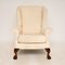 Chippendale Wing Back Armchair, 1890s, Image 1
