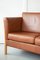 Danish Three-Seater Sofa in Brown Leather by Mogens Hansen for Stouby 4