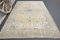 Vintage Turkish Neutral Wool Oushak Rug 10