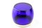 Kobaltblaues Glas Gefäß mit silbernem Rand, 1970er 3