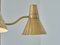 Brass Pendant Light from Ab. E. Hansson, Sweden, 1950s, Image 9