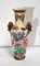 Bunte Vintage Vintage Keramikvase, 1930er 4