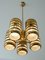 5-Arm Pendant Light in Brass by Kai Ruokonen for Lynx, Finland, Early 1970s, Image 11