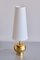 Swedish Modern Brass Table Lamp by Aneta Lighting, Växjö, Sweden, 1970s, Image 2