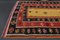 Vintage Turkish Red and Yellow Area Rug 8