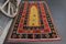 Vintage Turkish Red and Yellow Area Rug 1
