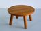 Oak Round Coffee Table from Otto Færge, Denmark, 1940s, Image 2