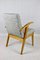 Vintage Gray-White Easy Chair attributed to Mieczyslaw Puchala, 1970s, Image 4