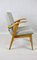 Vintage Gray-White Easy Chair attributed to Mieczyslaw Puchala, 1970s, Image 3